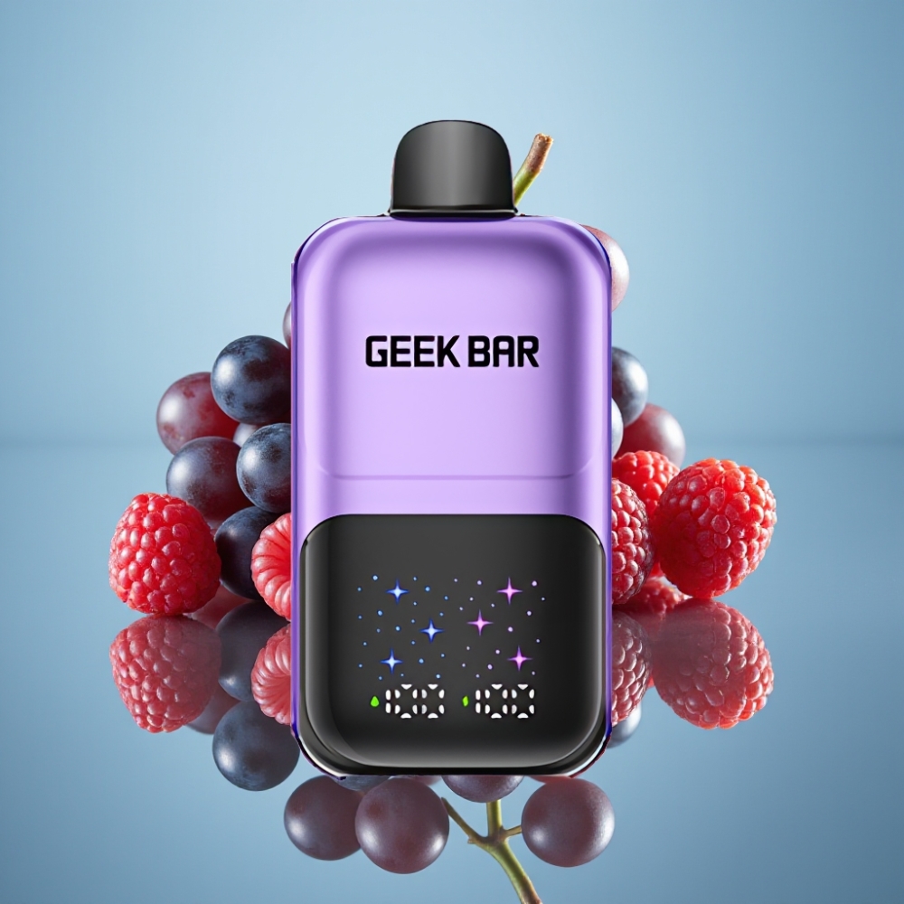 GEEK BAR 2GO 50000パフ 20mL グレープ＆ラズベリー 5% デュアルタンク