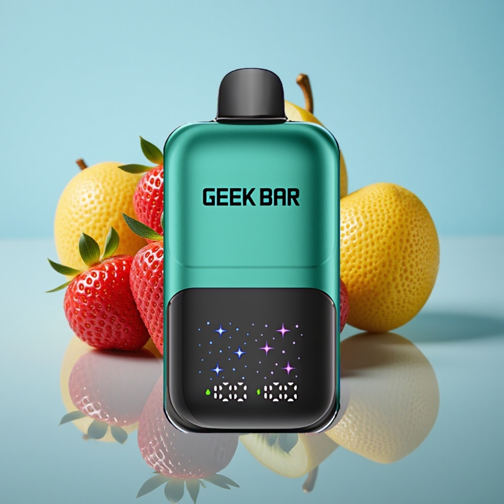 GEEK BAR 2GO 50000パフ 20mL デュアルタンク ストロベリー＆キウイ 5%