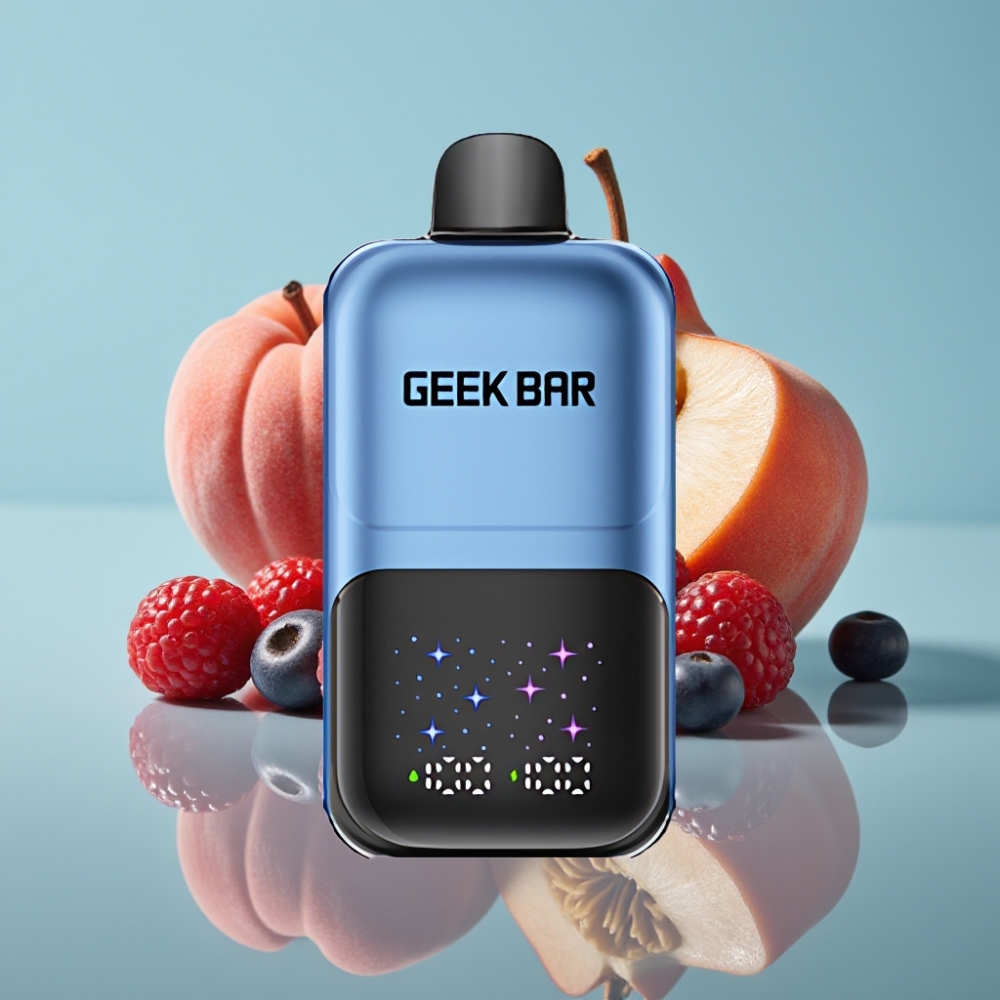 GEEK BAR 2GO 50000パフ 20mL デュアルタンク ピーチ＆ベリー