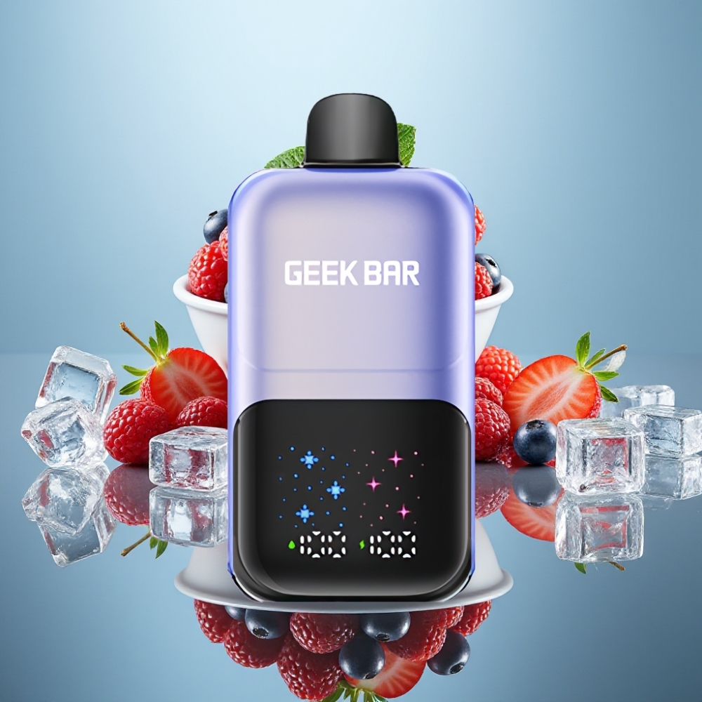 GEEK BAR 2GO 50000パフ 20ml デュアルタンク ミックスベリーアイス 5%ニコチン