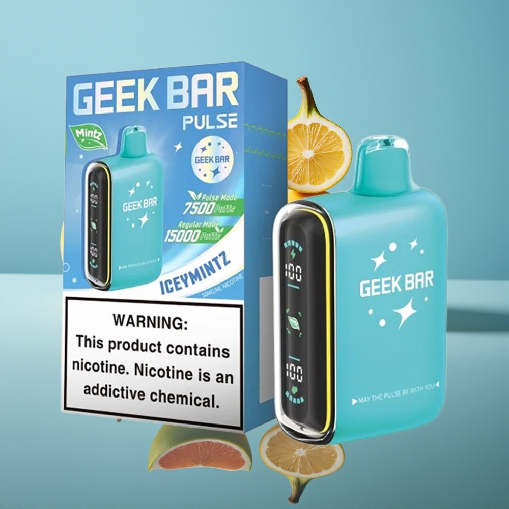 GEEK BAR Pulse 15000パフ ミント風味 16ML 5%ニコチン 650mAh