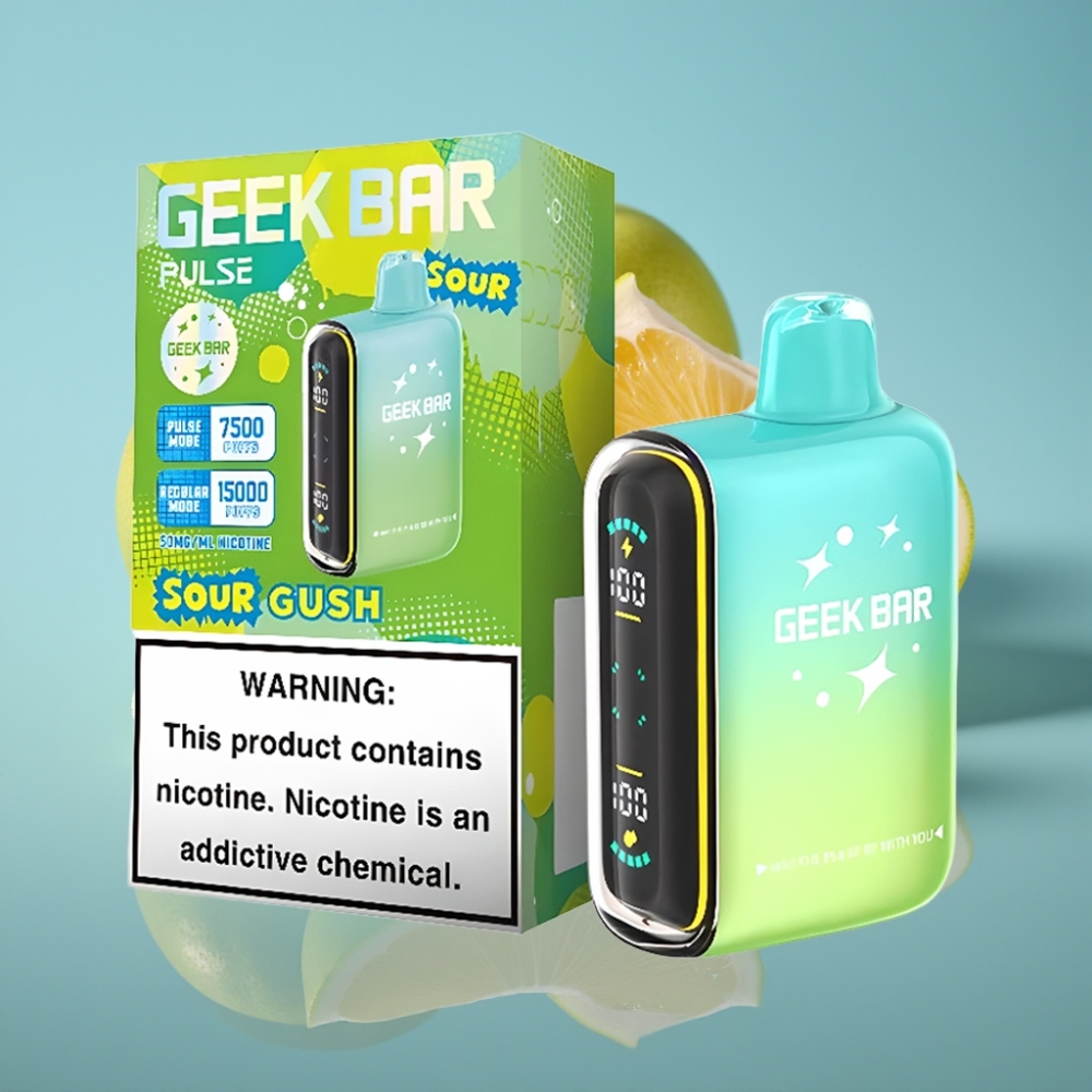 GEEK BAR Pulse 15000パフス 16ML 5% 650mAh サワーエディション