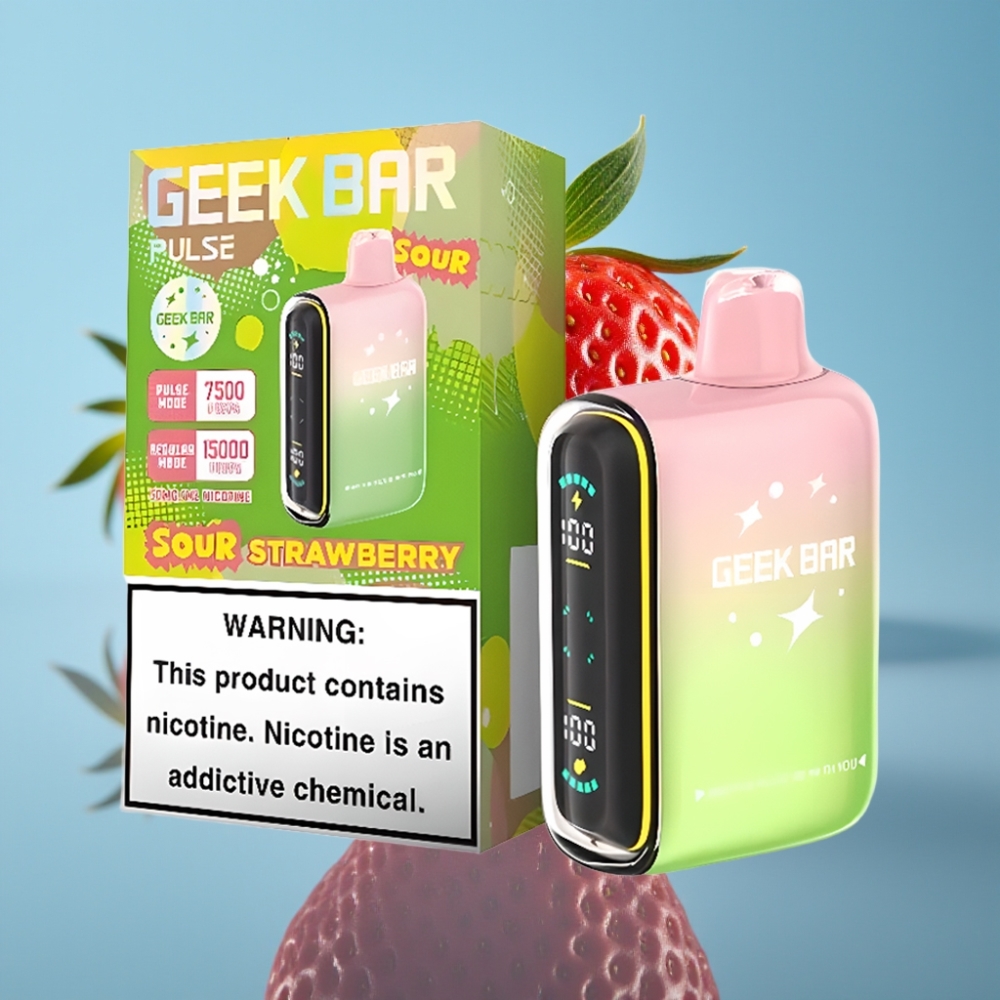 GEEK BAR Pulse 15000パフス 16ML 5% 650mAh サワーエディション