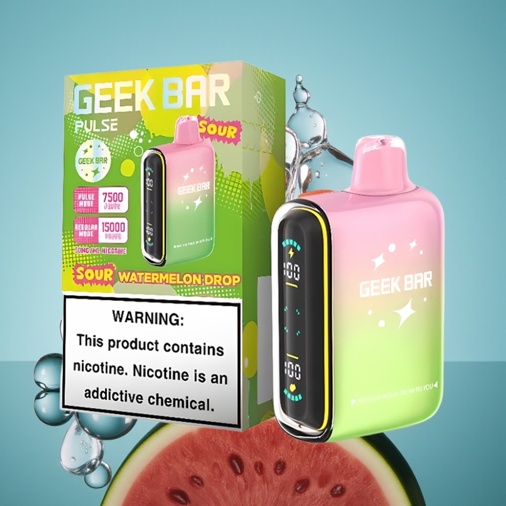 GEEK BAR Pulse 15000パフス 16ML 5% 650mAh サワーエディション