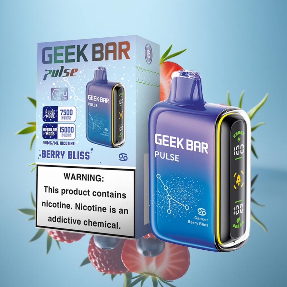 GEEK BAR Pulse 15000パフ 16ML 5% 650mAh ゾディアックエディション