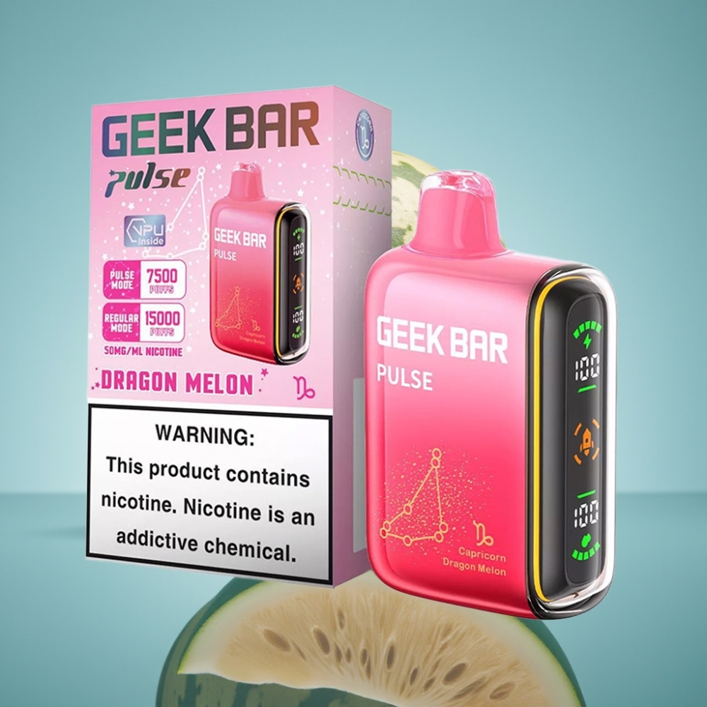 GEEK BAR Pulse 15000パフ 16ML 5% 650mAh ゾディアックエディション