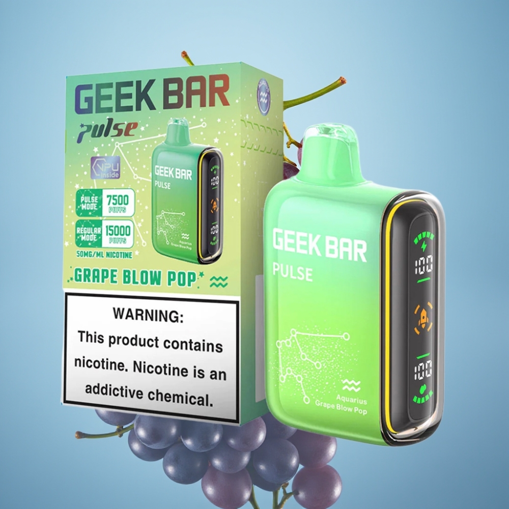 GEEK BAR Pulse 15000パフ 16ML 5% 650mAh ゾディアックエディション