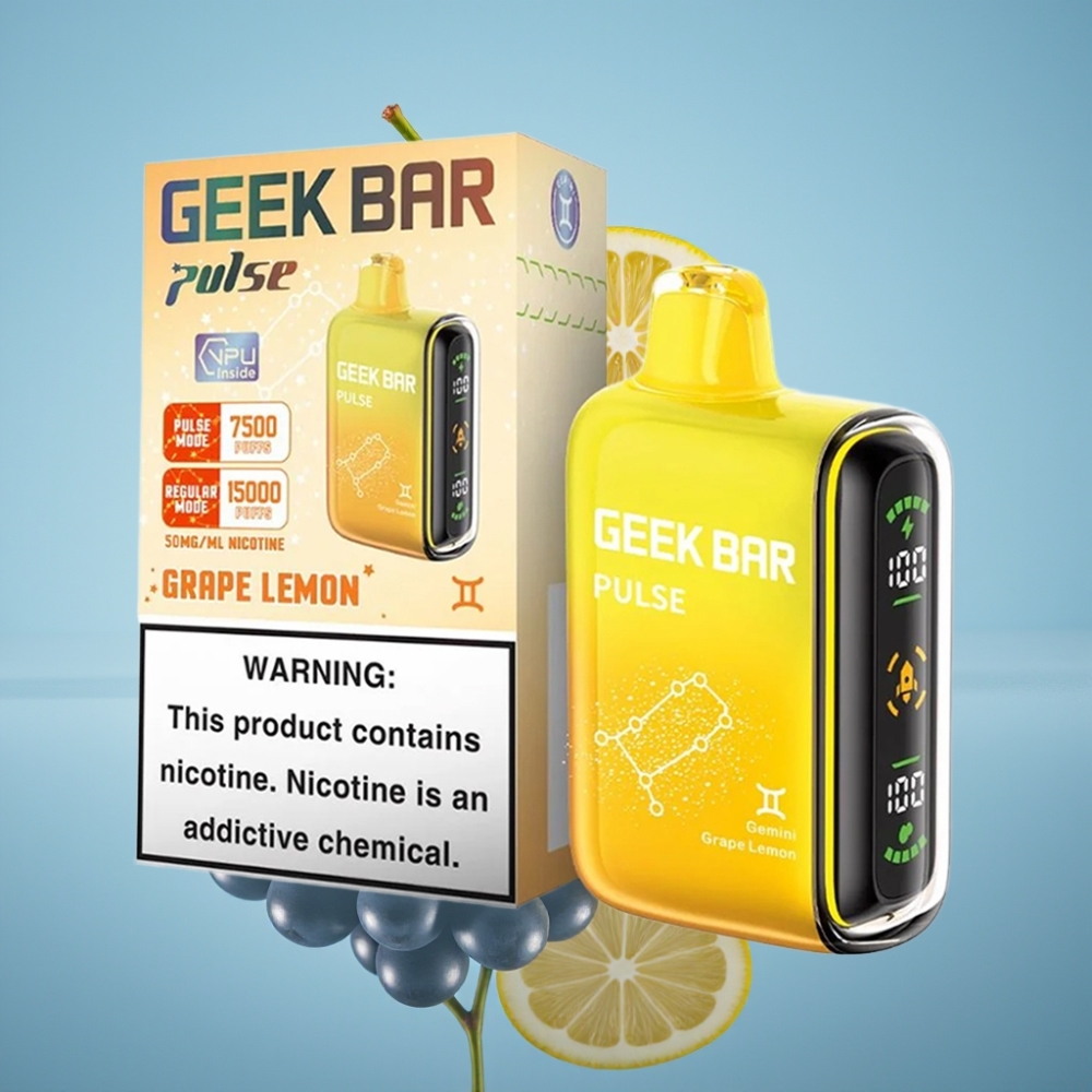 GEEK BAR Pulse 15000パフ 16ML 5% 650mAh ゾディアックエディション
