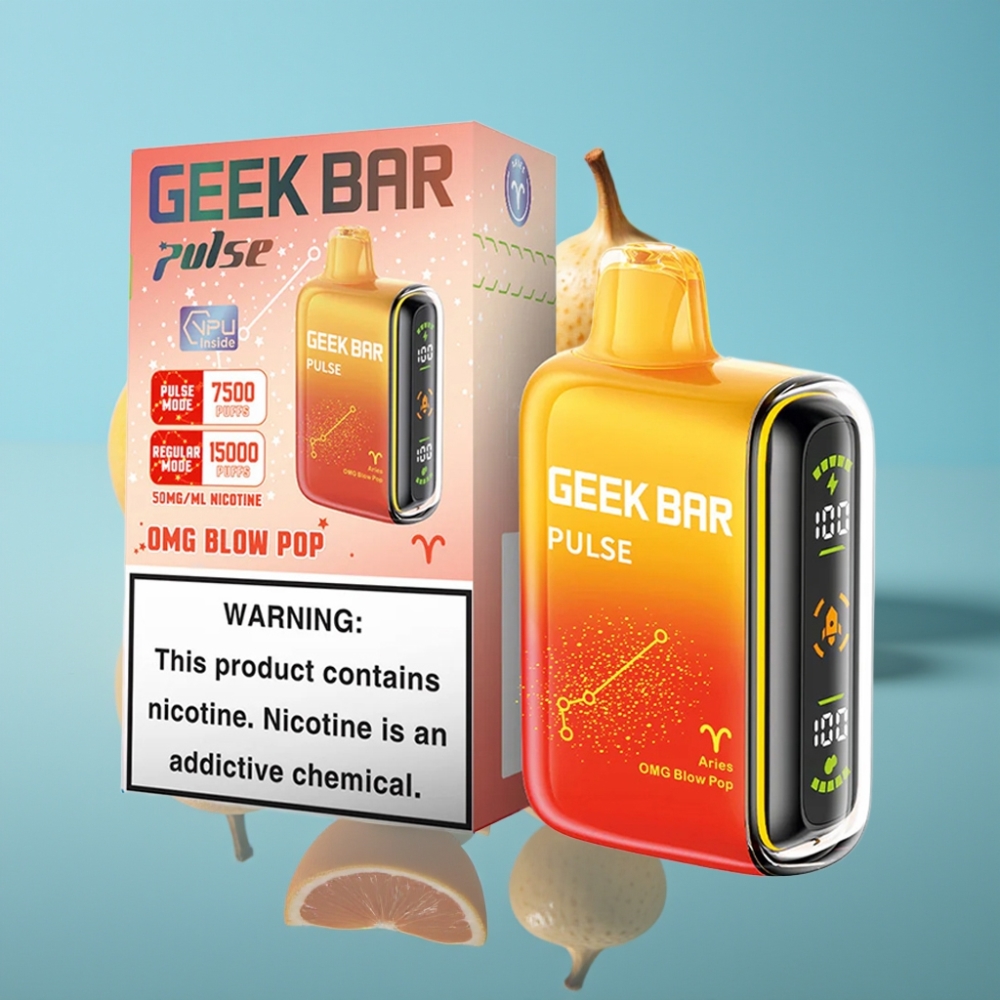 GEEK BAR Pulse 15000パフ 16ML 5% 650mAh ゾディアックエディション