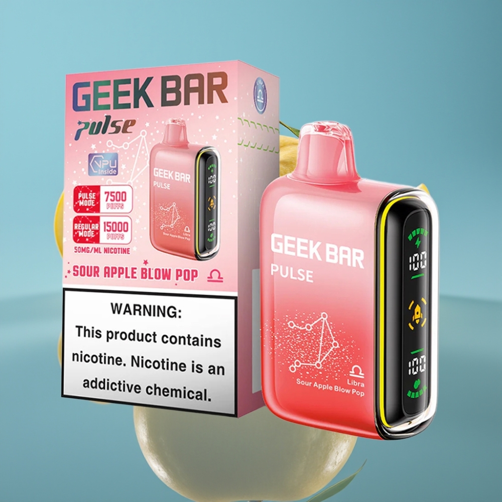 GEEK BAR Pulse 15000パフ 16ML 5% 650mAh ゾディアックエディション