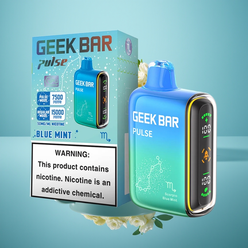GEEK BAR Pulse 15000パフ 16ML 5% 650mAh ゾディアックエディション