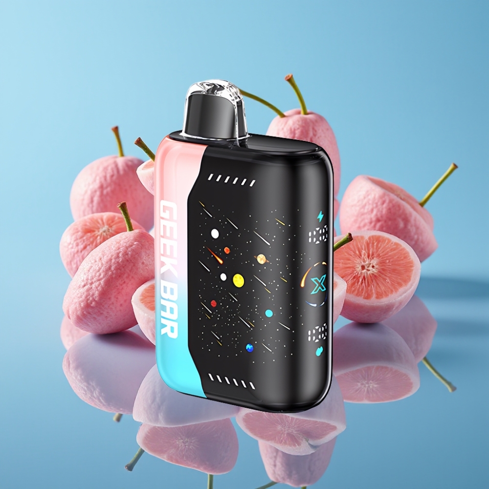 GEEK BAR Pulse X 42Kパフス メテオエディション ピンク＆ブルー 820mAh デュアルメッシュコイル