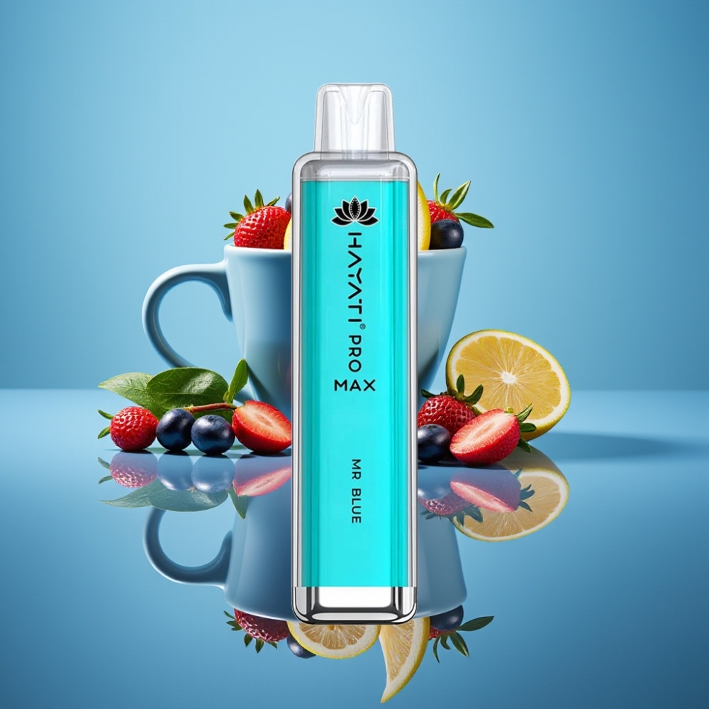 Hayati Pro Max 4000パフス ディスポーザブルベイプ ミスター・ブルー 1400mAh 2ml