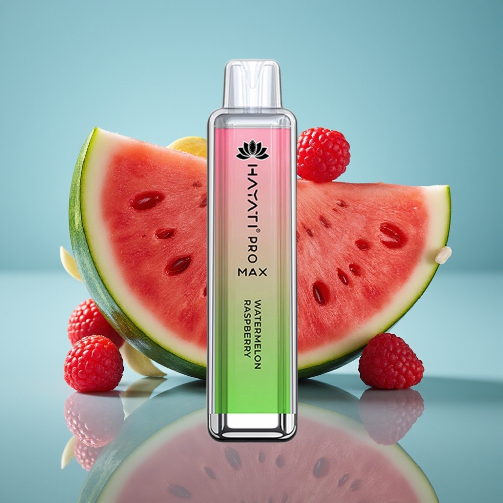 Hayati Pro Max 4000パフ ディスポーザブルベイプ スイカラズベリー 1400mAh 2ml