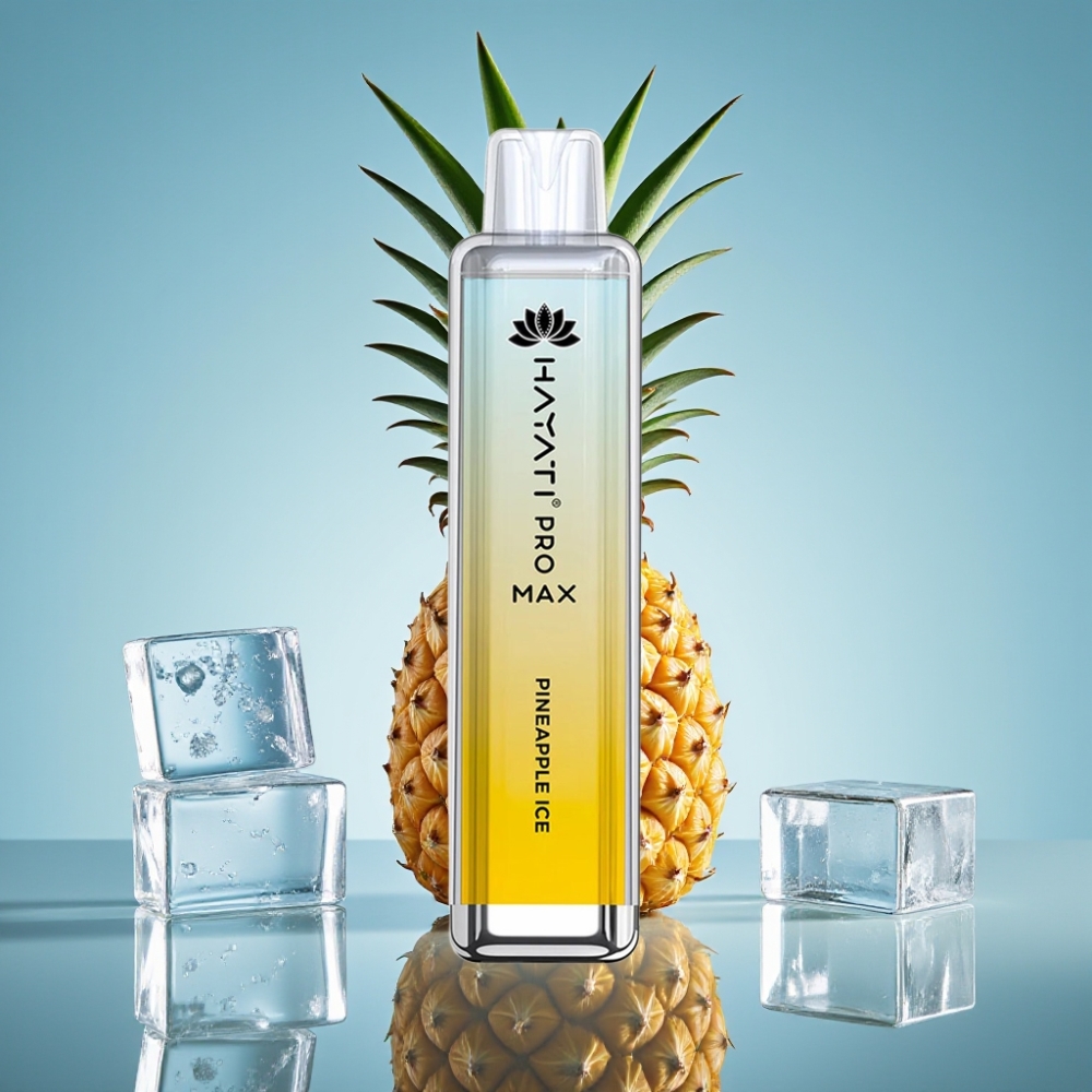 Hayati Pro Max 4000パイナップルアイス 28×28×120mm 1400mAh