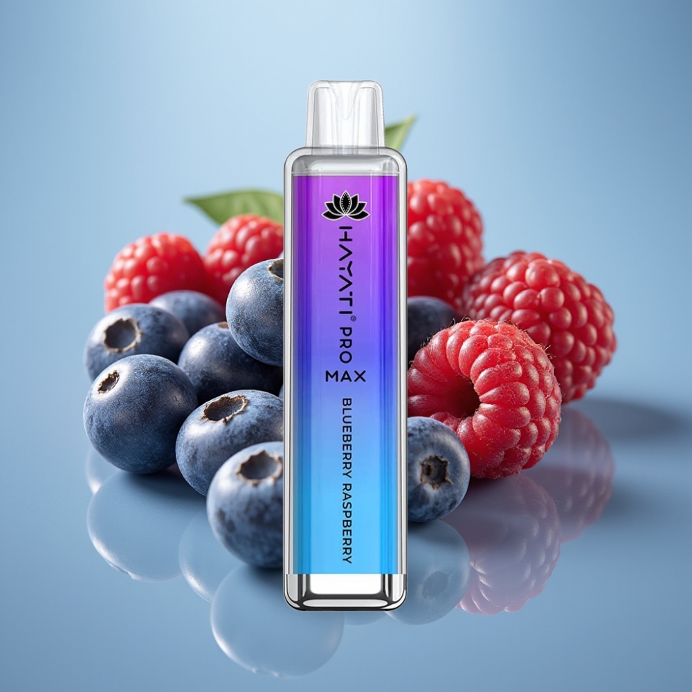 Hayati Pro Max 4000パフス ブルーベリーラズベリー 2ml/10ml 1400mAh