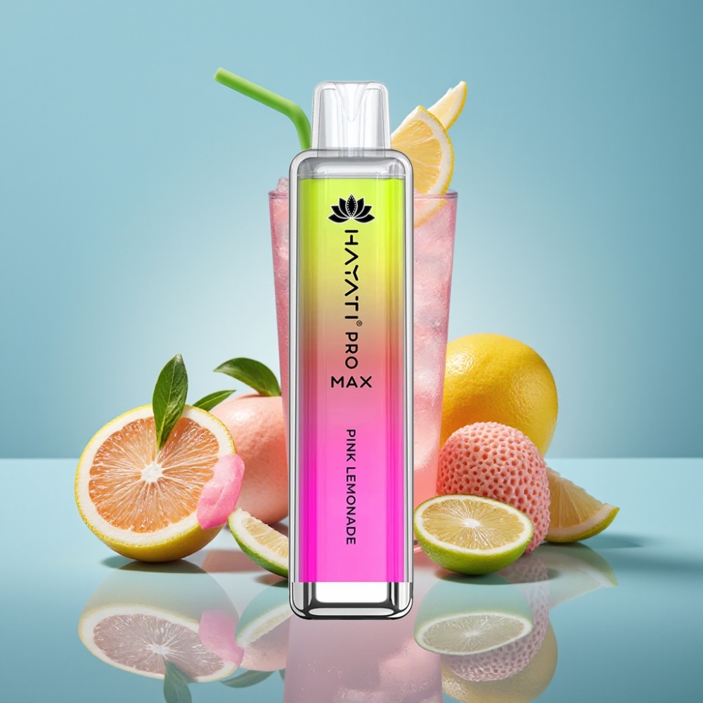 Hayati Pro Max 4000パフ ピンクレモネード 2ml/10ml 1400mAh
