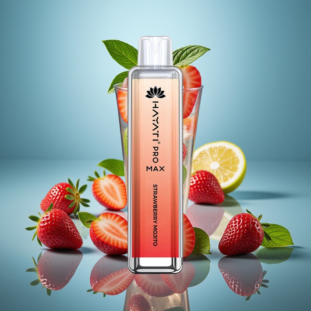 Hayati Pro Max 4000パフ ストロベリーモヒート 2ml/10ml 1400mAh
