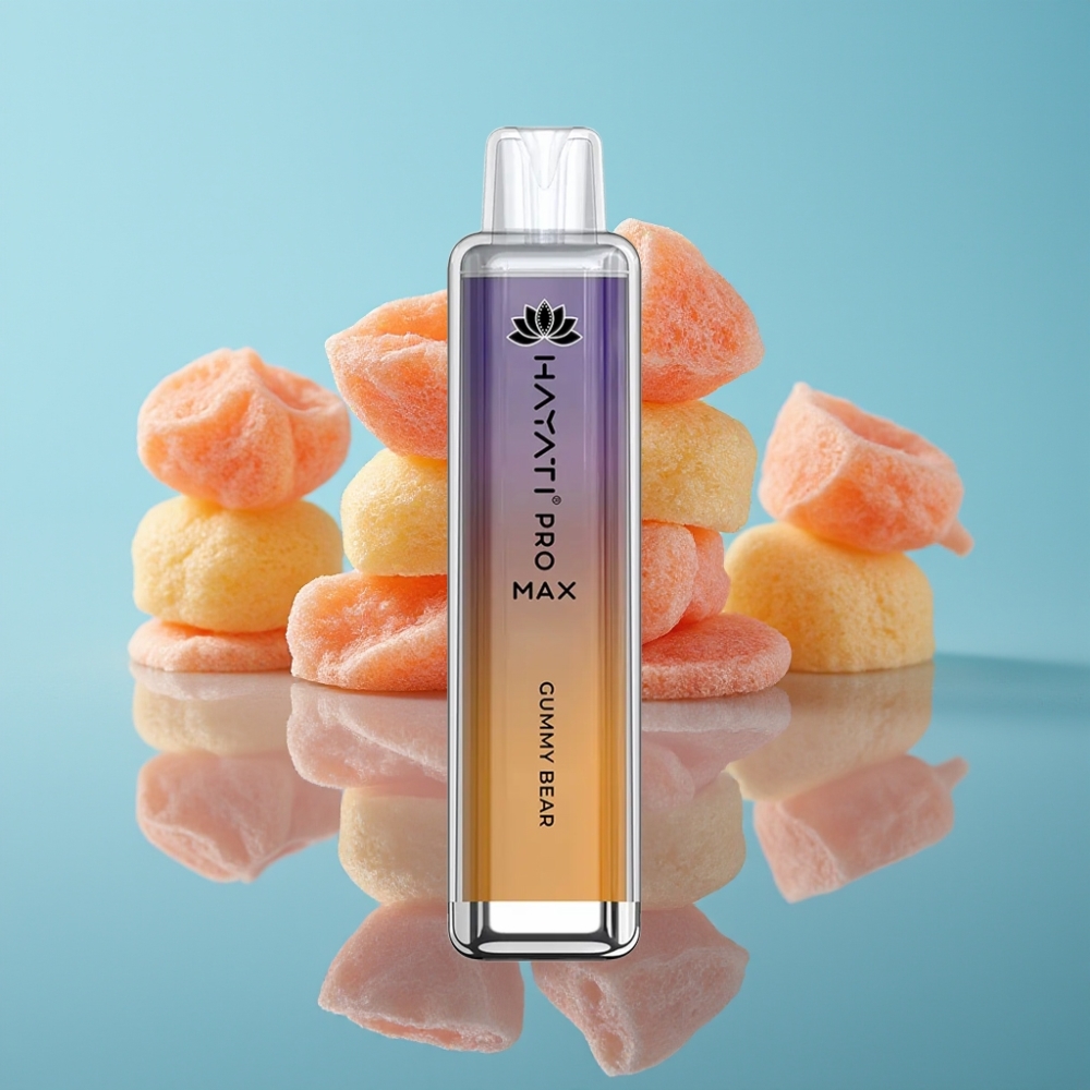 Hayati Pro Max 4000パフ グミベア 2mlタンク 1400mAh 5%ニコチン