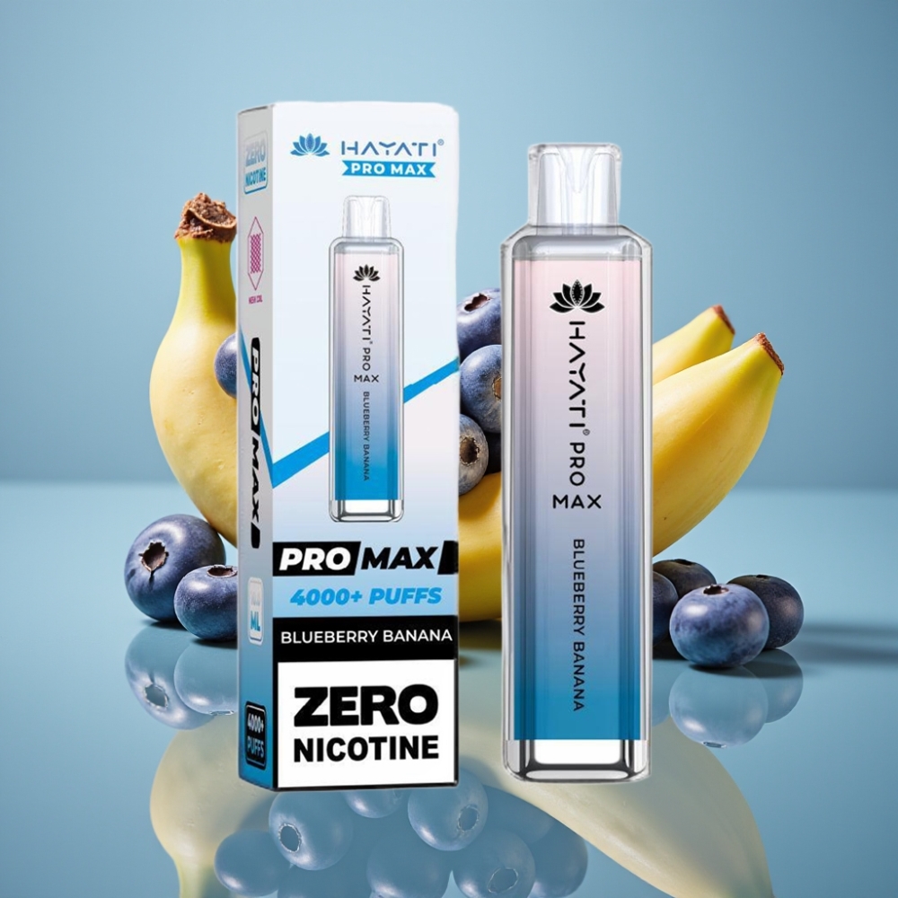 Hayati Pro Max 4000パフ ブルーベリーバナナ 2ml 1400mAh