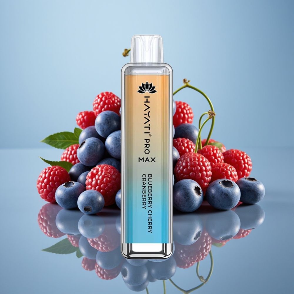 Hayati Pro Max 4000パフ ブルーベリー・チェリー・クランベリー 2mlタンク 1400mAh