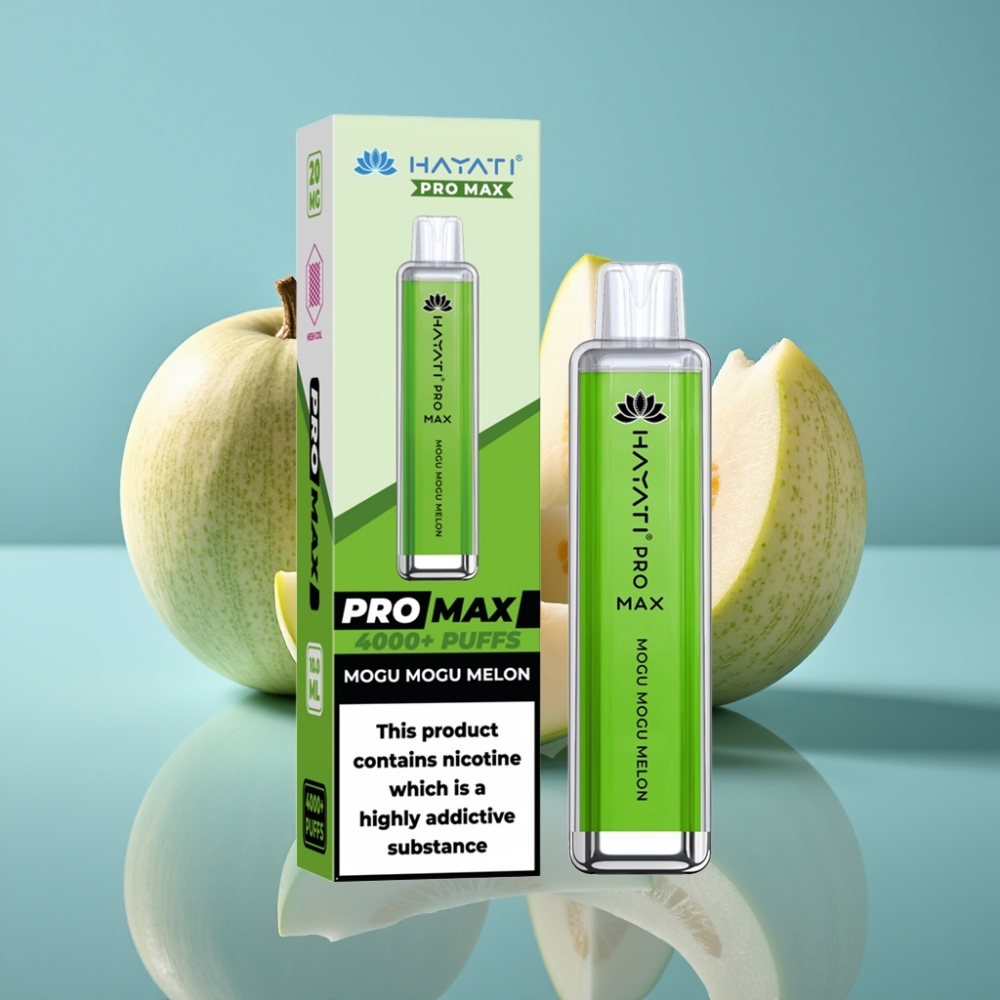 Hayati Pro Max 4000パフ 2mlタンク 1400mAh メロン味