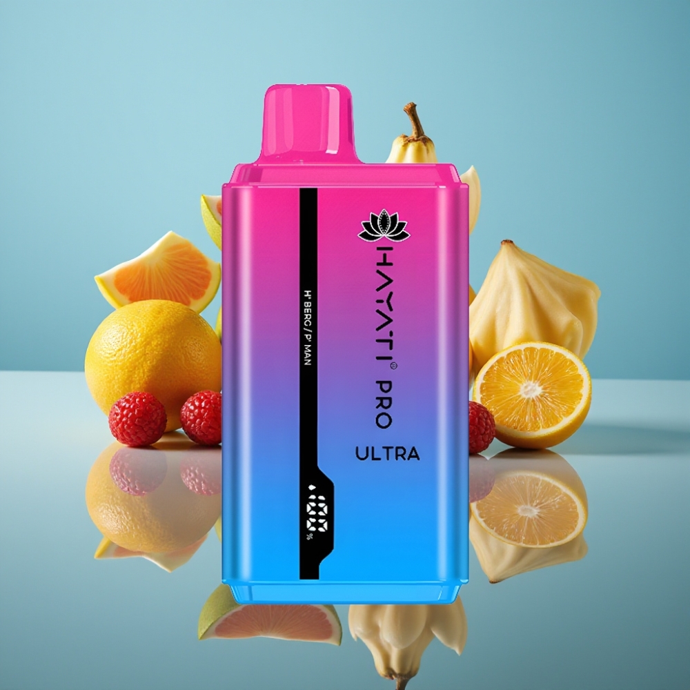 Hayati Pro Ultra 15000パフス 850mAh 24ml 2% H'ベルグP'マン