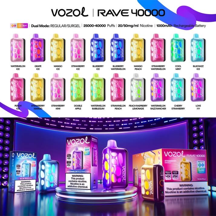 FJD61 Vozol Rave 40000