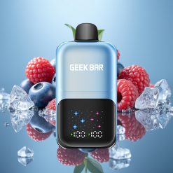 GEEK BAR 2GO 50000パフ 20ml ブルーベリーレッドラズベリーアイス デュアルタンク リチャージャブル