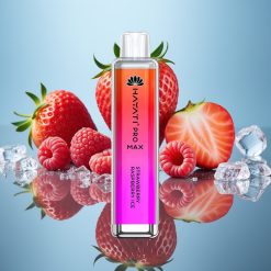 Hayati Pro Max 4000パフ ストロベリーレッドラズベリーアイス 1400mAh 2ml