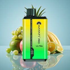 Hayati Pro Ultra 15000パフ グレープキュウリアップルパイナップルパッションリム 850mAh 2×12ml