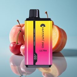 Hayati Pro Ultra 15000パフ チェリーアイスピーチマンゴー 850mAh 24ml