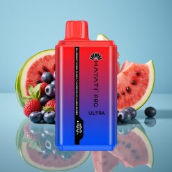 Hayati Pro Ultra 15000パフ ブルーベリーハバババ＆ウォーターメロンハバババ 850mAh 24ml 2%
