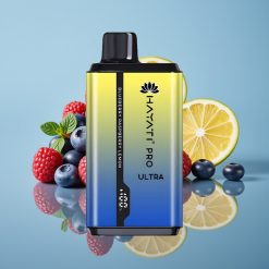 Hayati Pro Ultra 15000パフ ブルーベリーラズベリーレモン 850mAh 2×12ml