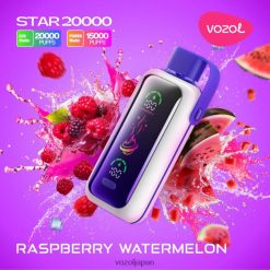 VOZOL Vape Buy Online - ラズベリースイカ VOZOL STAR 20000 4NR82V19